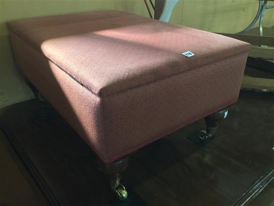 Upholstered foot stool